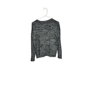 Old Navy Womens Gray Long Sleeve Lightweight Knit Top Size M